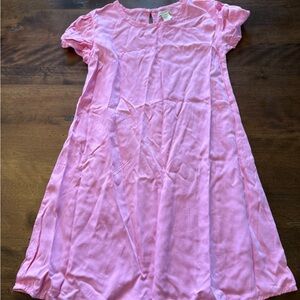 Charming Pink Casual Kids Dress